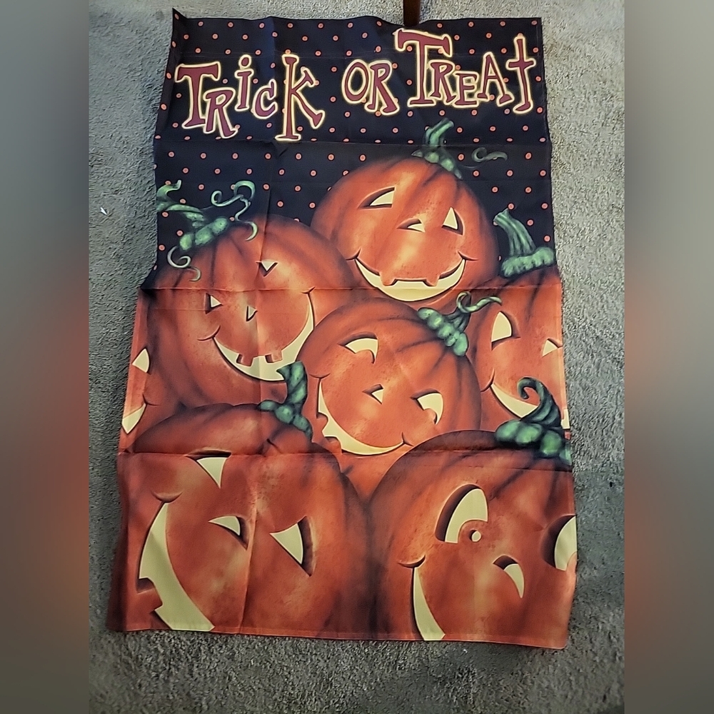 Pumpkin Halloween Flag